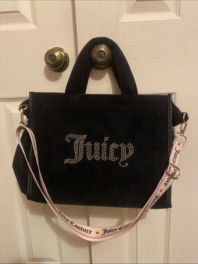 Juicy Couture Big Spender tote in licorice (includes FREE gifts 🎁)